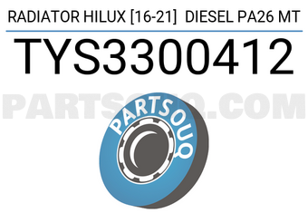SCHNIEDER TYS3300412 RADIATOR HILUX [16-21] DIESEL PA26 MT