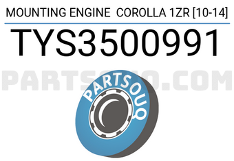 SCHNIEDER TYS3500991 MOUNTING ENGINE COROLLA 1ZR [10-14]