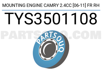 SCHNIEDER TYS3501108 MOUNTING ENGINE CAMRY 2.4CC [06-11] FR RH