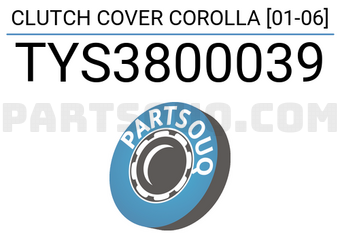 SCHNIEDER TYS3800039 CLUTCH COVER COROLLA [01-06]