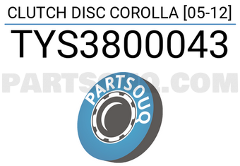 SCHNIEDER TYS3800043 CLUTCH DISC COROLLA [05-12]