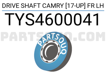 SCHNIEDER TYS4600041 DRIVE SHAFT CAMRY [17-UP] FR LH