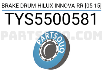 SCHNIEDER TYS5500581 BRAKE DRUM HILUX INNOVA RR [05-15]