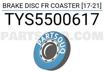 SCHNIEDER TYS5500617 BRAKE DISC FR COASTER [17-21]