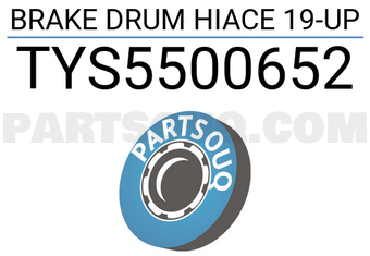 SCHNIEDER TYS5500652 BRAKE DRUM HIACE 19-UP