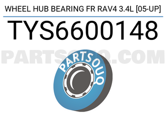 SCHNIEDER TYS6600148 WHEEL HUB BEARING FR RAV4 3.4L [05-UP]