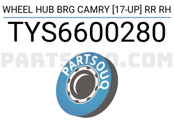 SCHNIEDER TYS6600280 WHEEL HUB BRG CAMRY [17-UP] RR RH
