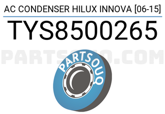 SCHNIEDER TYS8500265 AC CONDENSER HILUX INNOVA [06-15]