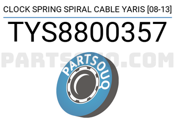 SCHNIEDER TYS8800357 CLOCK SPRING SPIRAL CABLE YARIS [08-13]