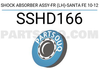 SECO SSHD166 SHOCK ABSORBER ASSY-FR (LH)-SANTA FE 10-12