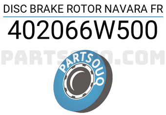 SUMIMOTO 402066W500 DISC BRAKE ROTOR NAVARA FR