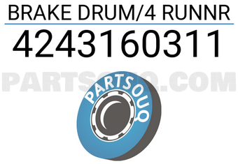 SUMIMOTO 4243160311 BRAKE DRUM/4 RUNNR