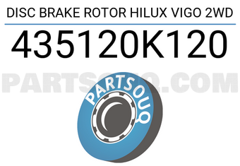 SUMIMOTO 435120K120 DISC BRAKE ROTOR HILUX VIGO 2WD