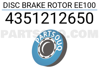 SUMIMOTO 4351212650 DISC BRAKE ROTOR EE100