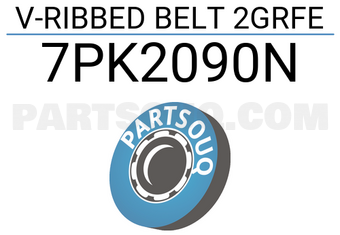 SUN 7PK2090N V-RIBBED BELT 2GRFE