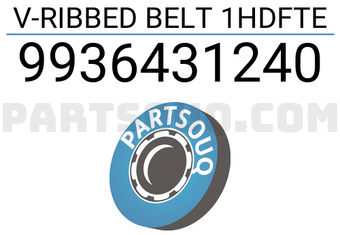 SUN 9936431240 V-RIBBED BELT 1HDFTE