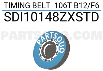 SUN SDI10148ZXSTD TIMING BELT 106T B12/F6