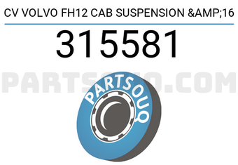 Sachs 315581 CV VOLVO FH12 CAB SUSPENSION &16