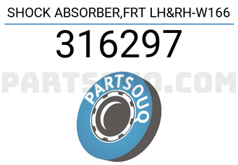 Sachs 316297 SHOCK ABSORBER,FRT LH&RH-W166
