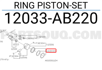 Subaru 12033AB220 RING PISTON-SET