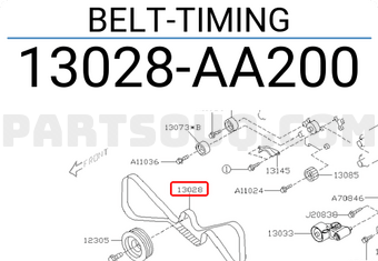 Subaru 13028AA200 BELT-TIMING