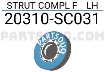 Subaru 20310SC031 STRUT COMPL F LH