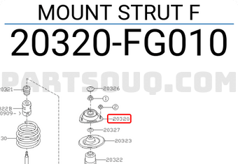 Subaru 20320FG010 MOUNT STRUT F