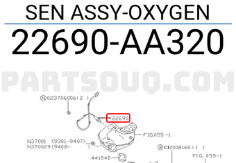 Subaru 22690AA320 SEN ASSY-OXYGEN