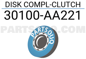 Subaru 30100AA221 DISK COMPL-CLUTCH