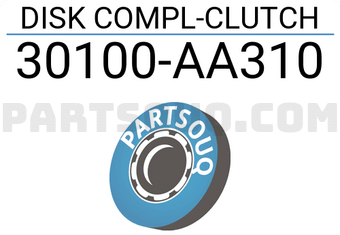 Subaru 30100AA310 DISK COMPL-CLUTCH