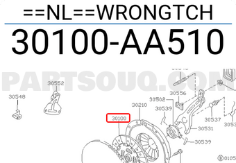 Subaru 30100AA510 ==NL==WRONGTCH