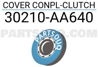 Subaru 30210AA640 COVER CONPL-CLUTCH