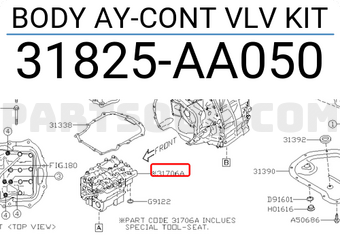 Subaru 31825AA050 BODY AY-CONT VLV KIT