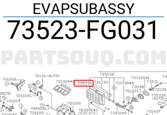 Subaru 73523FG031 EVAPSUBASSY
