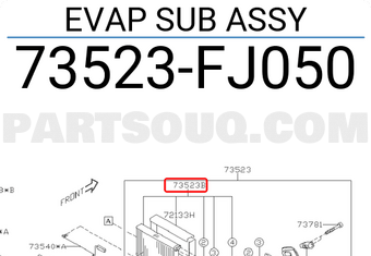 Subaru 73523FJ050 EVAP SUB ASSY