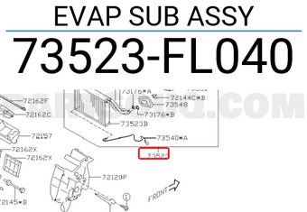 Subaru 73523FL040 EVAP SUB ASSY