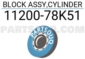 Suzuki 1120078K51 BLOCK ASSY,CYLINDER