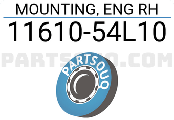 Suzuki 1161054L10 MOUNTING, ENG RH