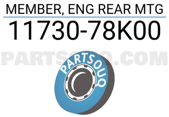 Suzuki 1173078K00 MEMBER, ENG REAR MTG
