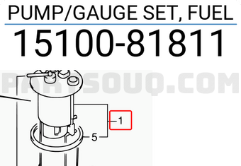 Suzuki 1510081811 PUMP/GAUGE SET, FUEL
