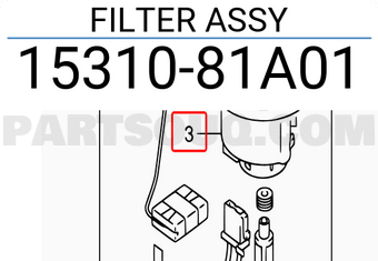 Suzuki 1531081A01 FILTER ASSY