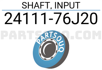 Suzuki 2411176J20 SHAFT, INPUT