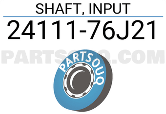 Suzuki 2411176J21 SHAFT, INPUT