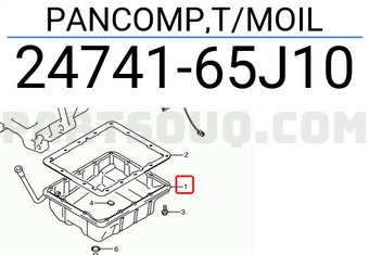 Suzuki 2474165J10 PANCOMP,T/MOIL