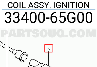 Suzuki 3340065G00 COIL ASSY, IGNITION