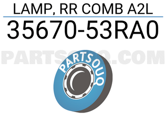 Suzuki 3567053RA0 LAMP, RR COMB A2L