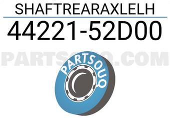 Suzuki 4422152D00 SHAFTREARAXLELH