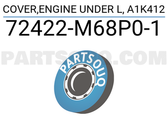 Suzuki 72422M68P01 COVER,ENGINE UNDER L, A1K412