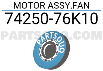 Suzuki 7425076K10 MOTOR ASSY,FAN