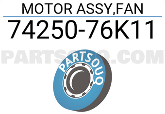 Suzuki 7425076K11 MOTOR ASSY,FAN